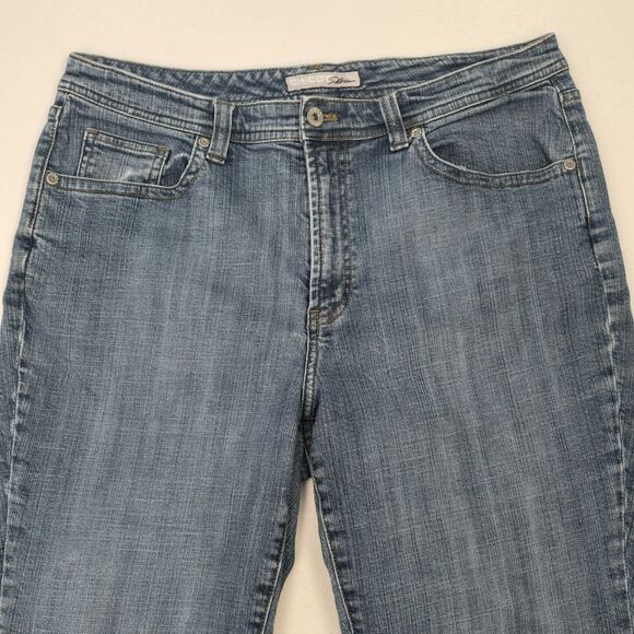 Chico’s Platinum Women’s Size 2 (US 12) Short Bootcut Medium Wash Stretch Jeans - Picture 3 of 12